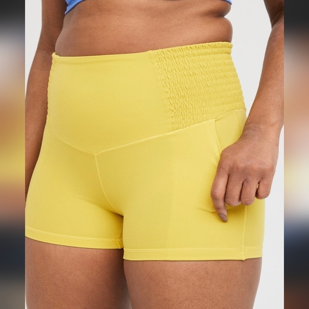 NWT! Offline By Aerie, Real Me Shortie 3", Green Rush, Size Medium -NEW! - Picture 2 of 7